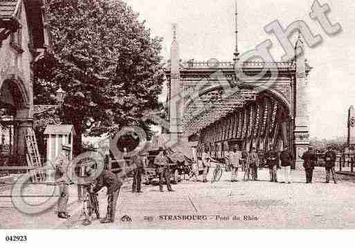 Ville de STRASBOURG, carte postale ancienne