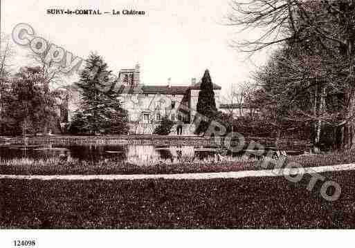 Ville de SURYLECOMTAL, carte postale ancienne