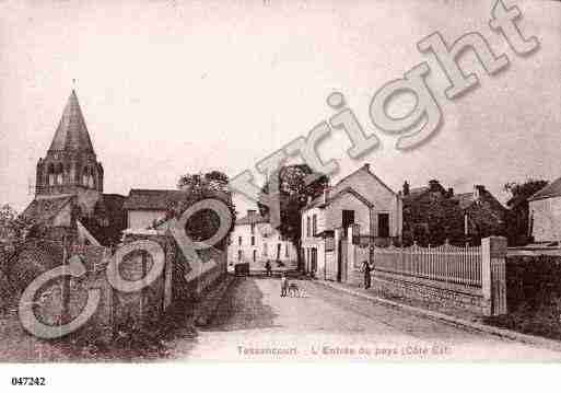 Ville de TESSANCOURTSURAUBETTE, carte postale ancienne