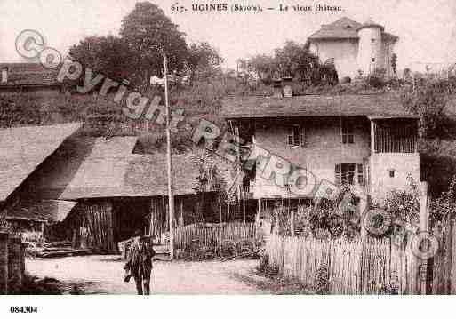 Ville de UGINE, carte postale ancienne