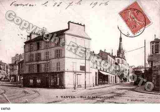 Ville de VANVES, carte postale ancienne