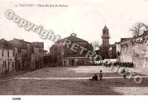 Ville de VAUVERT, carte postale ancienne