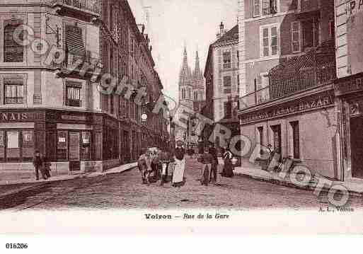 Ville de VOIRON, carte postale ancienne