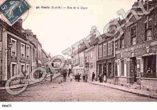 Ville de VOULX, carte postale ancienne