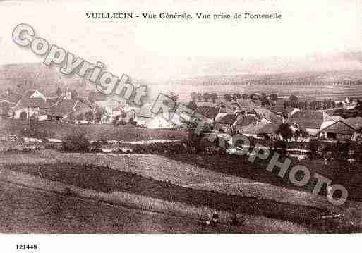 Ville de VUILLECIN, carte postale ancienne Ville de VUILLECIN, carte postale ancienne