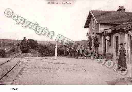 Ville de ACCOLAY, carte postale ancienne