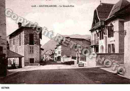 Ville de AIGUEBLANCHE, carte postale ancienne
