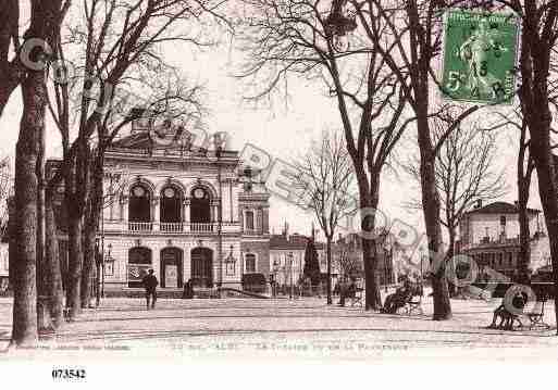 Ville de ALBI, carte postale ancienne