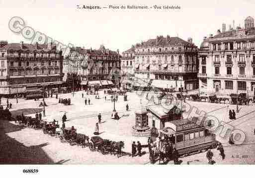 Ville de ANGERS, carte postale ancienne