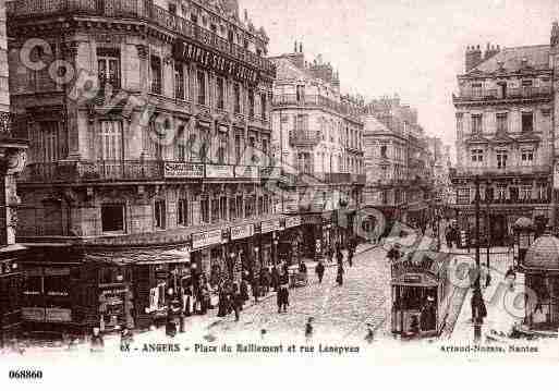 Ville de ANGERS, carte postale ancienne