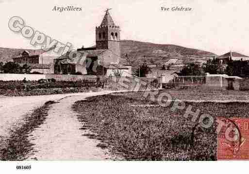 Ville de ARGELLIERS, carte postale ancienne