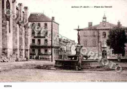 Ville de ARLANC, carte postale ancienne