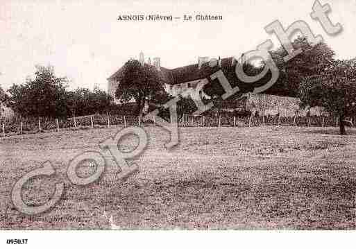 Ville de ASNOIS, carte postale ancienne