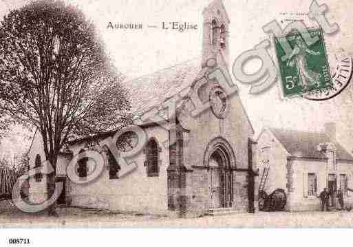 Ville de AUROUER, carte postale ancienne