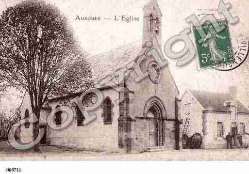 Ville de AUROUER, carte postale ancienne