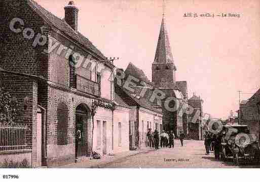 Ville de AZE, carte postale ancienne