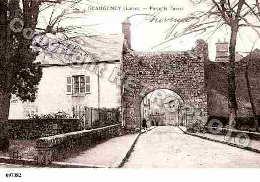 Ville de BEAUGENCY, carte postale ancienne