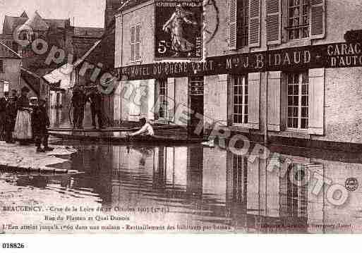 Ville de BEAUGENCY, carte postale ancienne