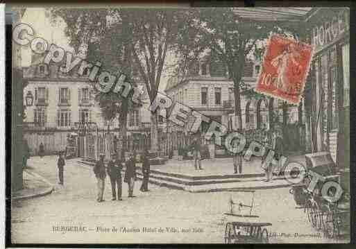 Ville de BERGERAC, carte postale ancienne