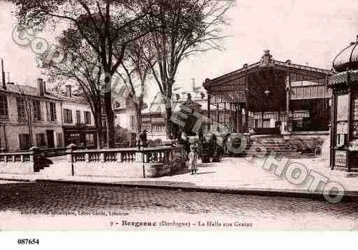 Ville de BERGERAC, carte postale ancienne