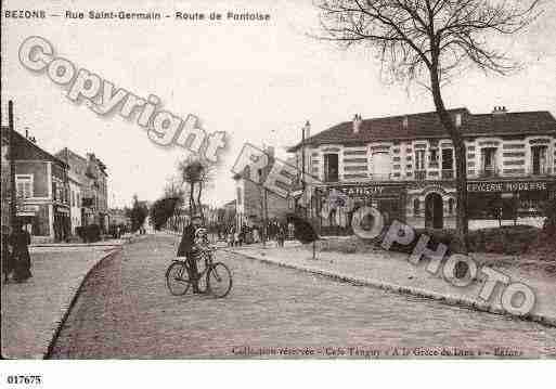 Ville de BEZONS, carte postale ancienne