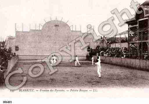 Ville de BIARRITZ, carte postale ancienne