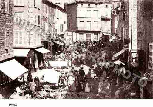 Ville de BOEN, carte postale ancienne