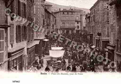 Ville de BOEN, carte postale ancienne