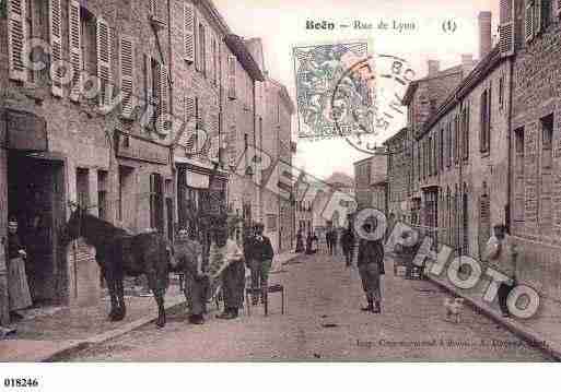 Ville de BOEN, carte postale ancienne