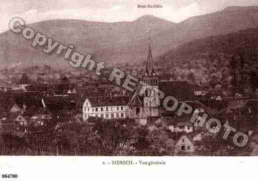 Ville de BOERSCH, carte postale ancienne