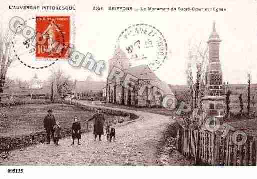 Ville de BRIFFONS, carte postale ancienne