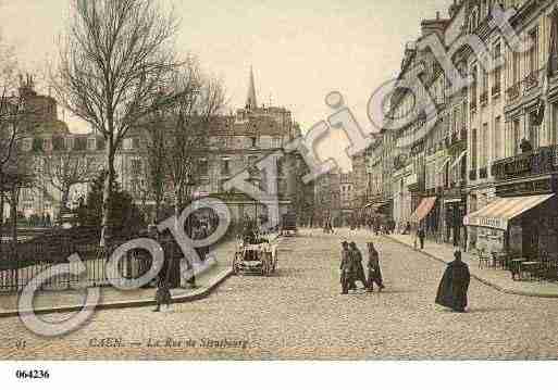 Ville de CAEN, carte postale ancienne