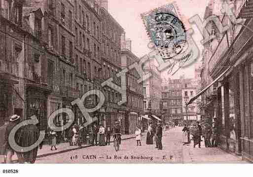 Ville de CAEN, carte postale ancienne