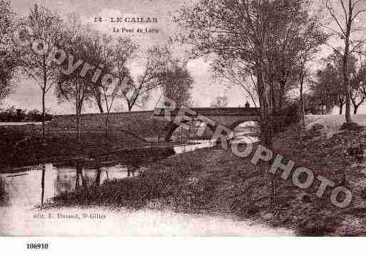 Ville de CAILAR(LE), carte postale ancienne