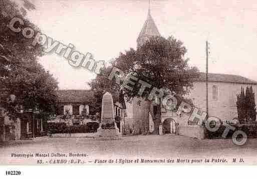 Ville de CAMBOLESBAINS, carte postale ancienne