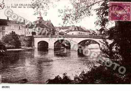 Ville de CELLEDUNOISE(LA), carte postale ancienne