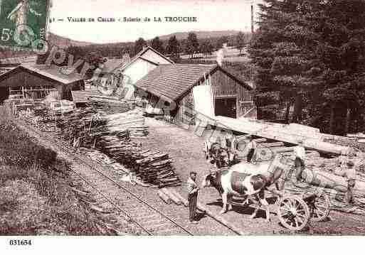 Ville de CELLESSURPLAINE, carte postale ancienne