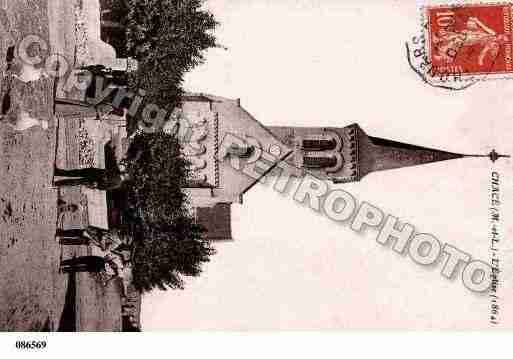 Ville de CHACE, carte postale ancienne