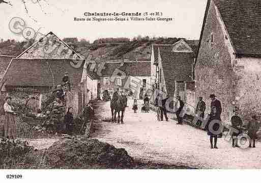 Ville de CHALAUTRELAGRANDE, carte postale ancienne