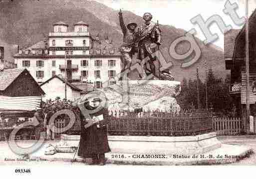 Ville de CHAMONIXMONTBLANC, carte postale ancienne