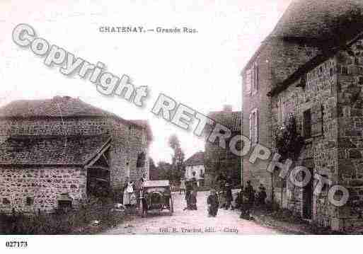 Ville de CHATENAY, carte postale ancienne