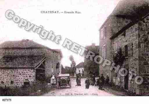 Ville de CHATENAY, carte postale ancienne