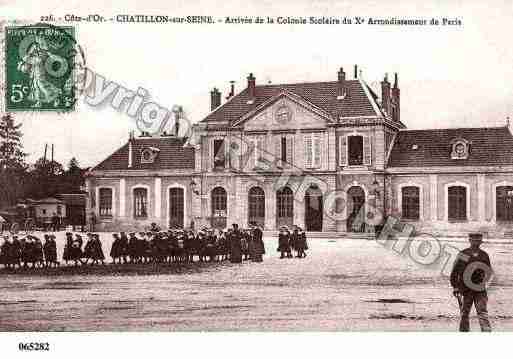 Ville de CHATILLONSURSEINE, carte postale ancienne