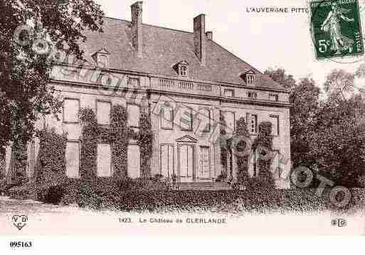 Ville de CLERLANDE, carte postale ancienne