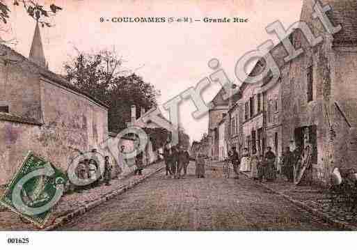 Ville de COULOMMES, carte postale ancienne