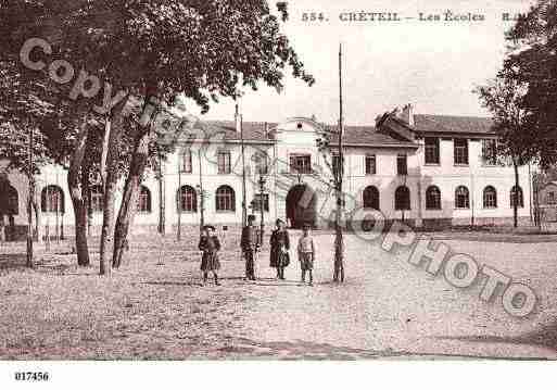 Ville de CRETEIL, carte postale ancienne