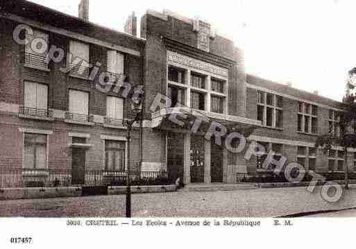 Ville de CRETEIL, carte postale ancienne