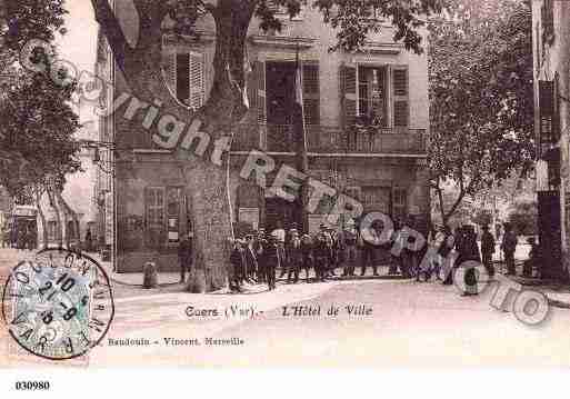 Ville de CUERS, carte postale ancienne