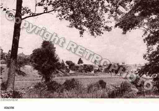 Ville de DIDENHEIM, carte postale ancienne