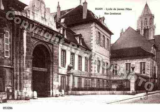 Ville de DIJON, carte postale ancienne